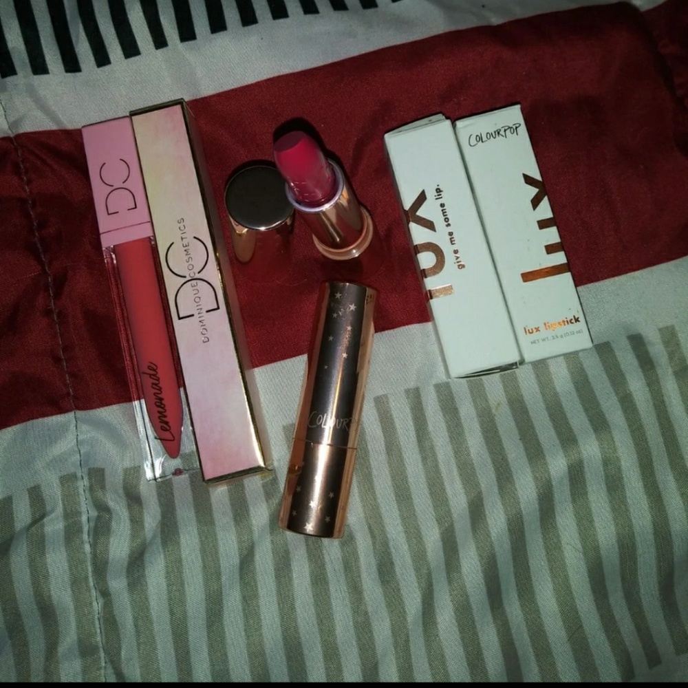 Dominique cosmetics&Colourpop cosmetics lip bundle